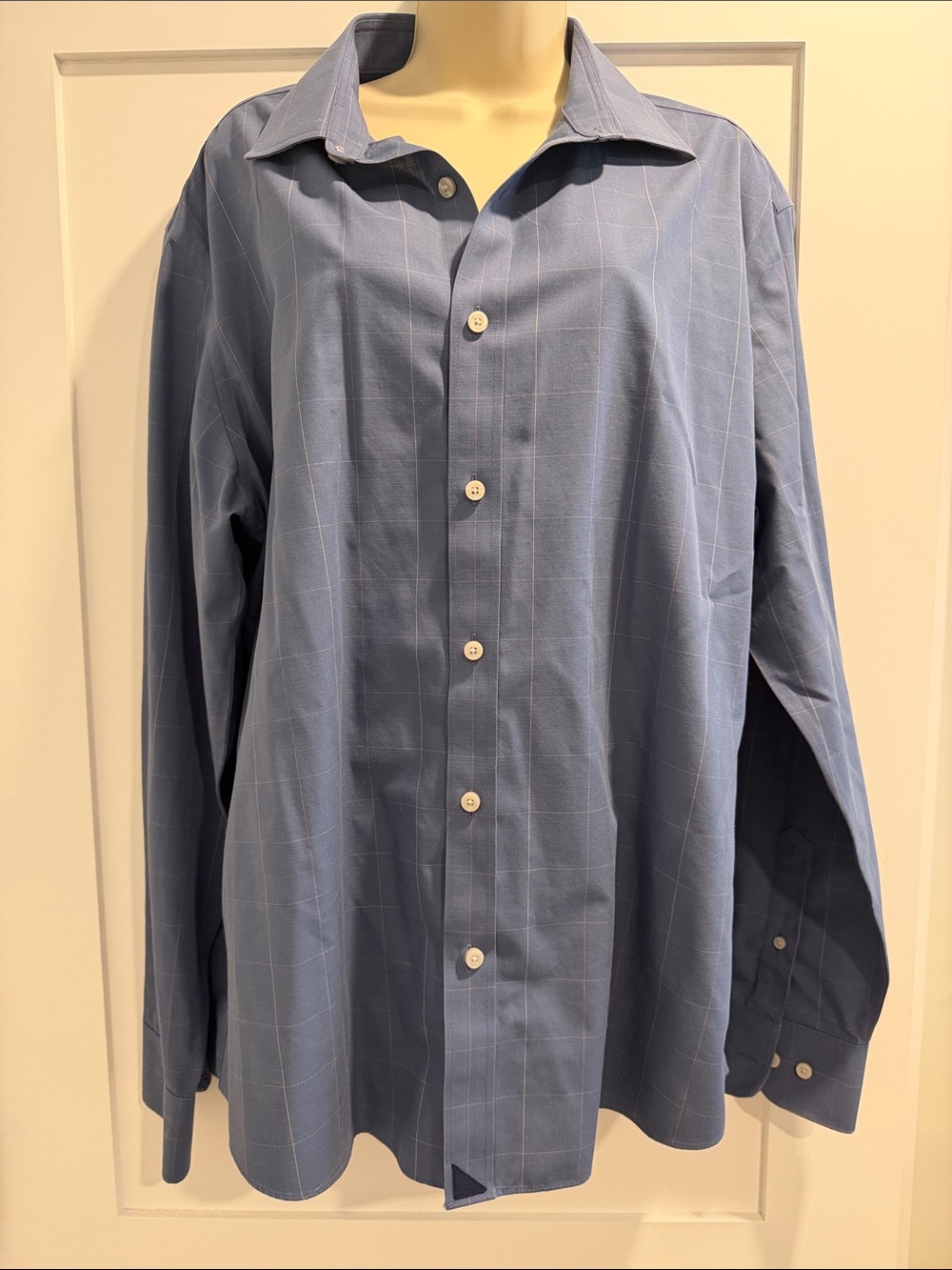 Men's Light Blue Untuck it Button-Up Shirt